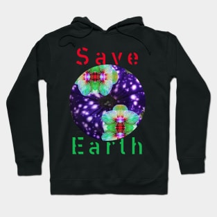 Save Earth Global Warming Climate Change Go Green Earth Day Hoodie